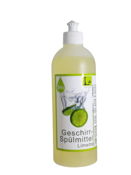 Bio Hand-Geschirrspülmittel mit  spritzig, fruchtigen Limettenduft